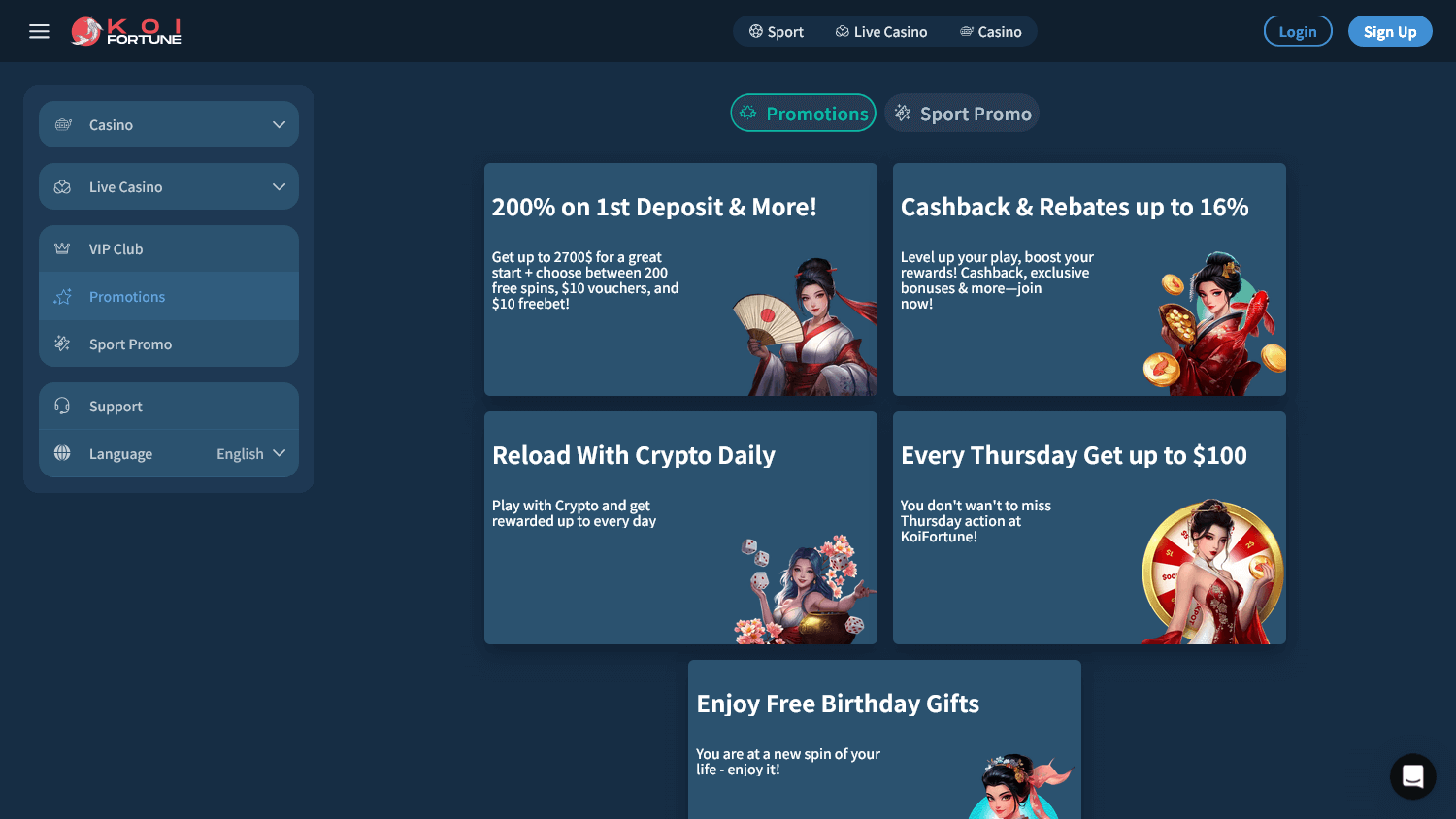 KoiFortunes Casino Mobilversion och Appar - Spela Var Du Vill